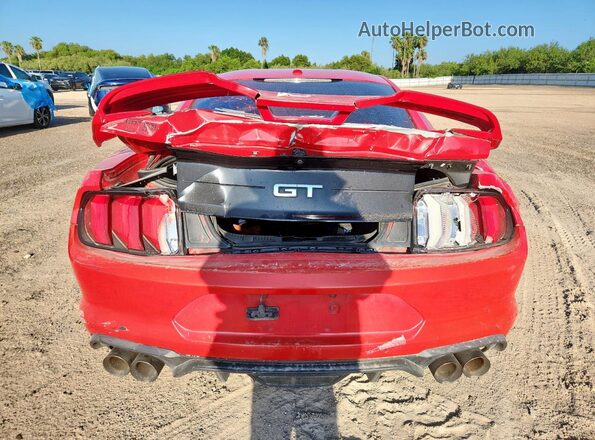 1FA6P8CF2K5201804 2019 FORD MUSTANG Red Rear view