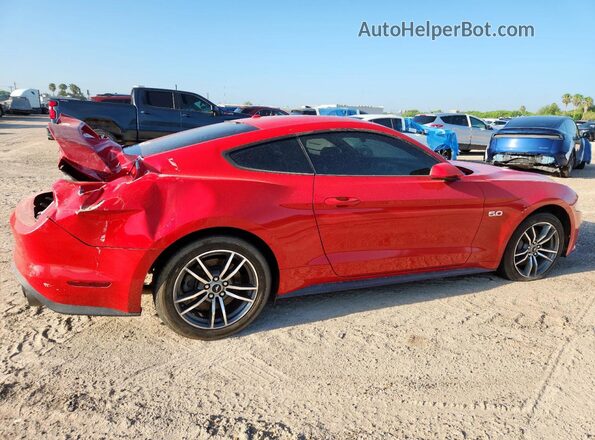 1FA6P8CF2K5201804 2019 FORD MUSTANG Red Rear right