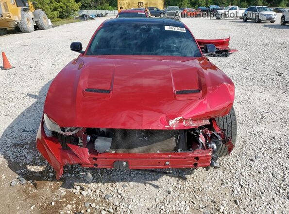 1FA6P8CF2P5307077 2023 FORD MUSTANG Red Դիմացի տեսք