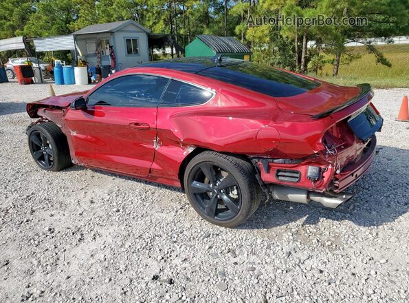 1FA6P8CF2P5307077 2023 FORD MUSTANG Red Հետևի ձախ