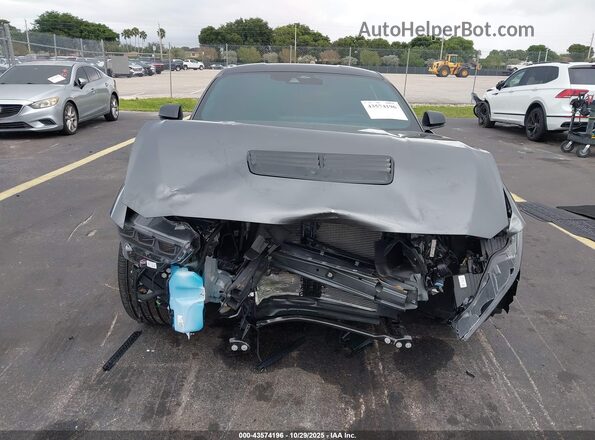 1FA6P8CF2S5412923 2025 FORD MUSTANG Серый Вид задней части салона