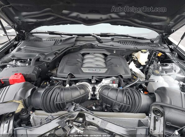1FA6P8CF2S5412923 2025 FORD MUSTANG Серый Вид сзади