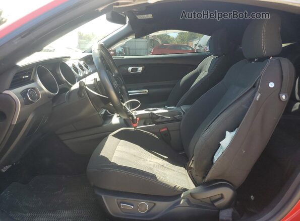 1FA6P8CF3K5118995 2019 FORD MUSTANG Red Вид салону спереду