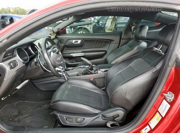 1FA6P8CF3L5171469 2020 FORD MUSTANG Red წინა სალონის ხედი