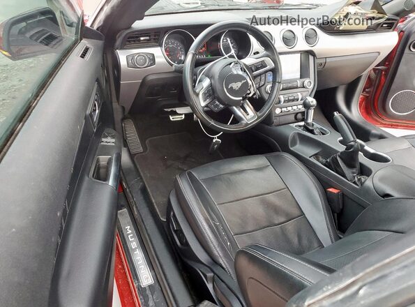 1FA6P8CF3L5171469 2020 FORD MUSTANG Red წინა პანელის ხედი
