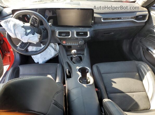 1FA6P8CF3R5416201 2024 FORD MUSTANG Red Widok deski rozdzielczej