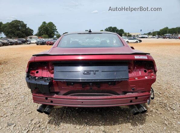1FA6P8CF5M5129189 2021 FORD MUSTANG Red Widok z tyłu