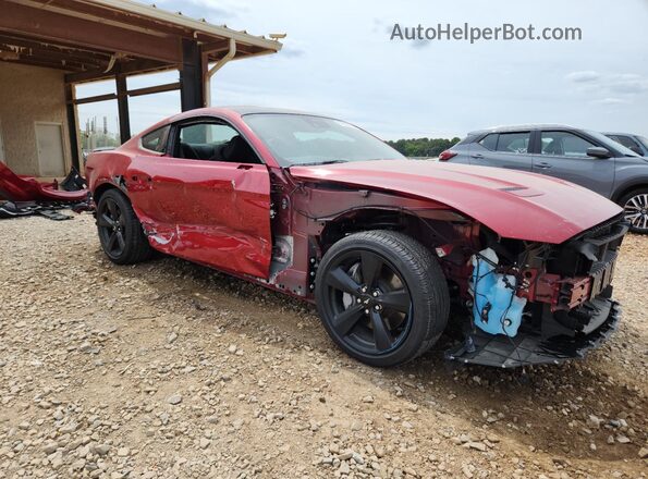 1FA6P8CF5M5129189 2021 FORD MUSTANG Red Przód prawy
