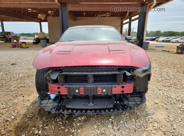 1FA6P8CF5M5129189 2021 FORD MUSTANG Red Widok z przodu