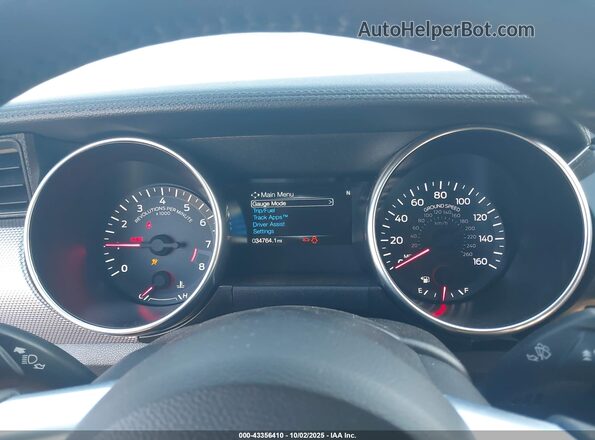 1FA6P8CF6L5174852 2020 FORD MUSTANG Blue Вид задніх сидінь