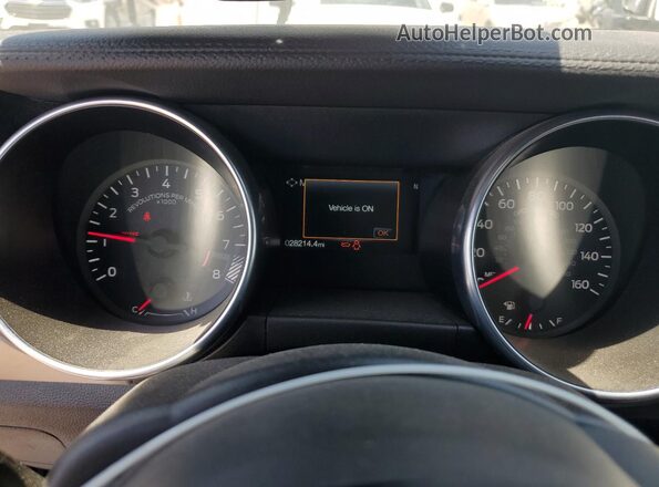 1FA6P8CF6N5133091 2022 FORD MUSTANG Серый Вид щитка приборов