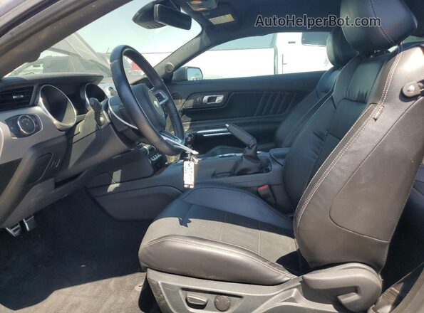 1FA6P8CF6N5133091 2022 FORD MUSTANG Серый Вид салона спереди