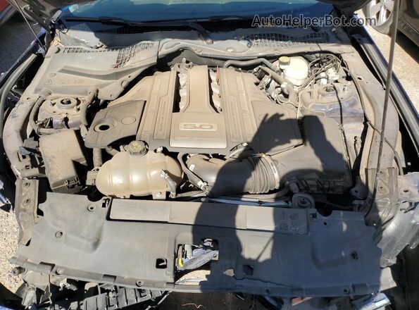 1FA6P8CF8K5175709 2019 FORD MUSTANG Blue Սալոնի հետևի տեսք