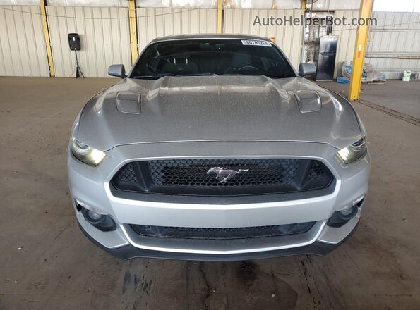 1FA6P8CF9G5331814 2016 FORD MUSTANG Серебряный Вид спереди