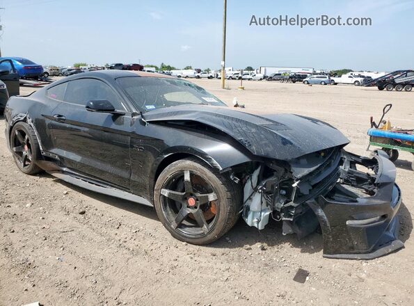 1FA6P8CF9K5128270 2019 FORD MUSTANG Черный Передняя правая четверть