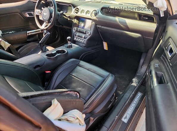 1FA6P8CF9L5161836 2020 FORD MUSTANG Gray წინა პანელის ხედი