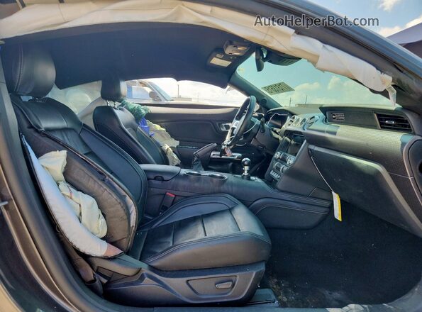 1FA6P8CF9L5161836 2020 FORD MUSTANG Gray წინა სალონის ხედი
