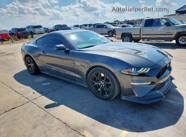 1FA6P8CF9L5161836 2020 FORD MUSTANG Gray წინა მარჯვენა