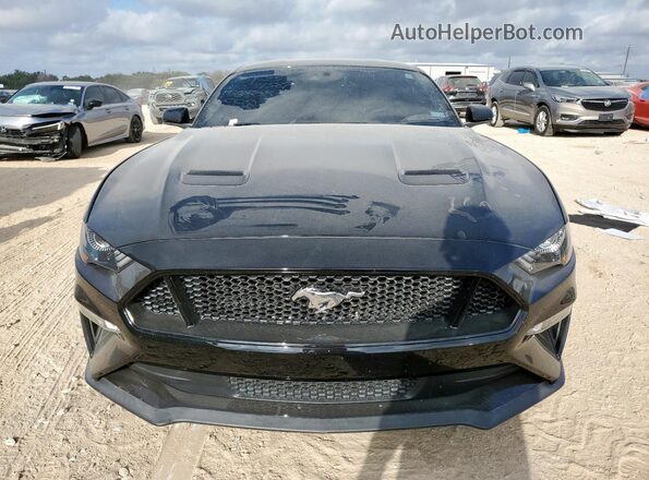1FA6P8CF9M5156508 2021 FORD MUSTANG Black Դիմացի տեսք