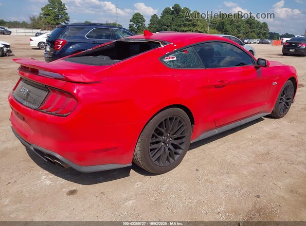 1FA6P8CF9N5111599 2022 FORD MUSTANG Red Задня права чверть