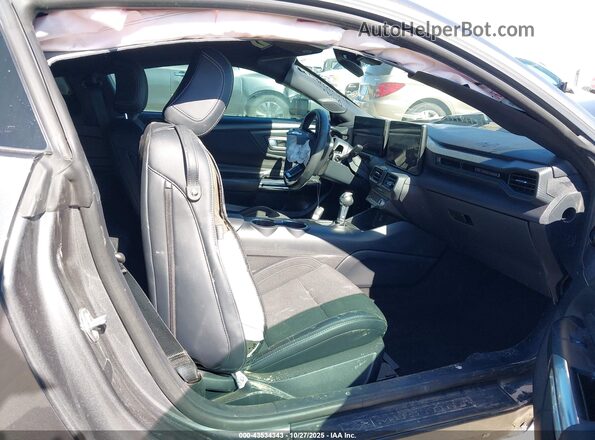 1FA6P8CF9R5411794 2024 FORD MUSTANG Gray Widok wnętrza z przodu