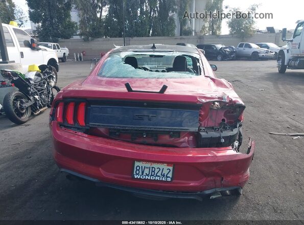 1FA6P8CFXM5113621 2021 FORD MUSTANG Бордовый 