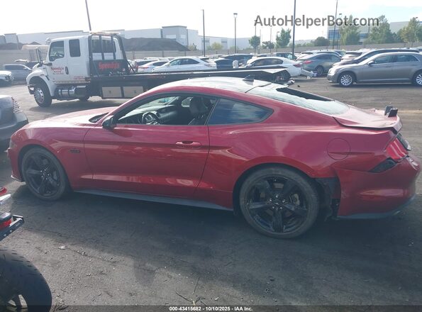 1FA6P8CFXM5113621 2021 FORD MUSTANG Бордовый Панорамный вид салона 360°