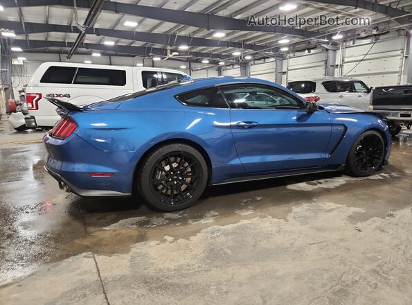 1FA6P8JZ5L5551457 2020 FORD MUSTANG Синий Задняя правая четверть