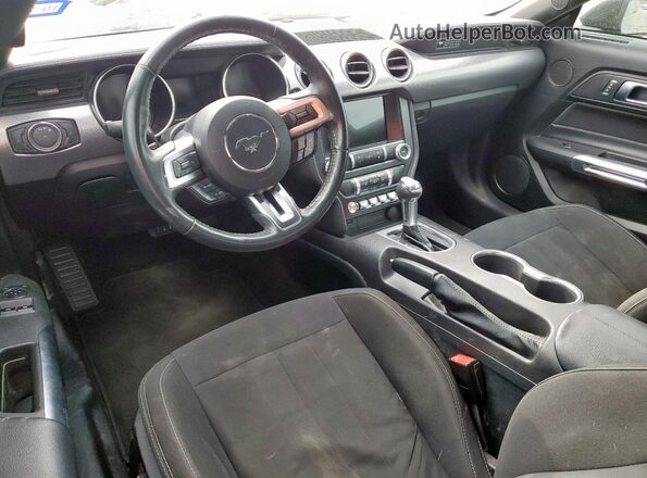 1FA6P8TH0L5129178 2020 FORD MUSTANG Black წინა პანელის ხედი