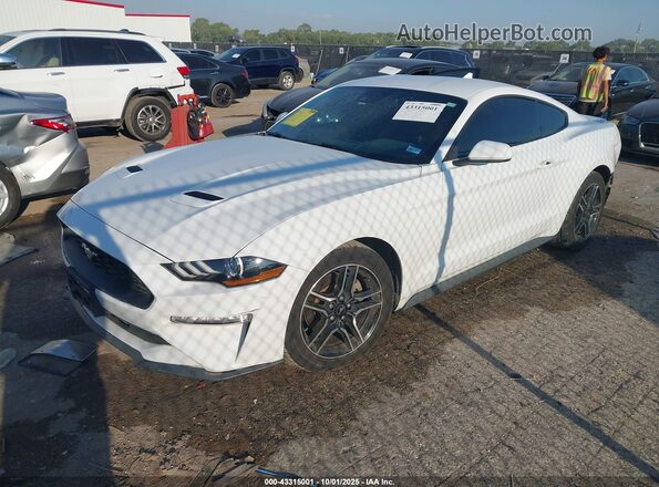 1FA6P8TH0N5102002 2022 FORD MUSTANG Белый Передняя левая четверть