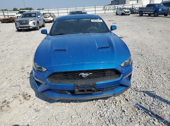 1FA6P8TH1L5103138 2020 FORD MUSTANG Blue Դիմացի տեսք