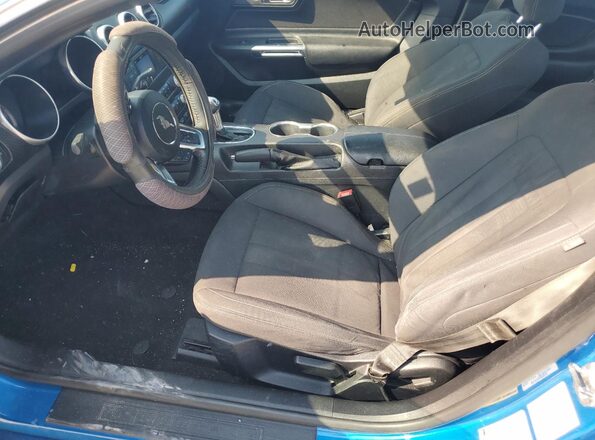 1FA6P8TH1L5103138 2020 FORD MUSTANG Blue Սալոնի դիմացի տեսք