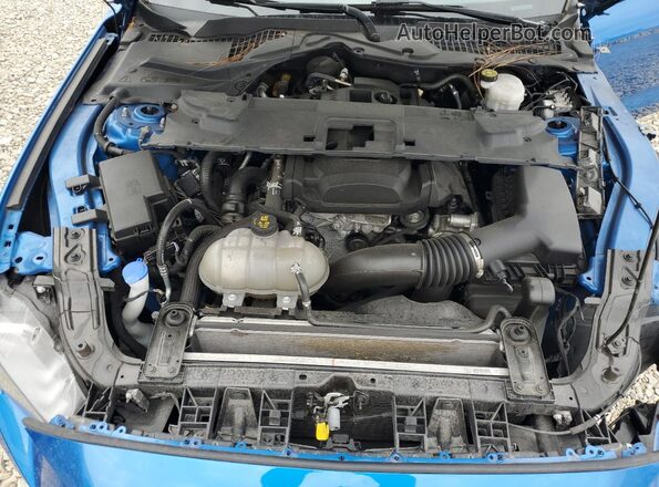 1FA6P8TH1L5145325 2020 FORD MUSTANG Blue Սալոնի հետևի տեսք