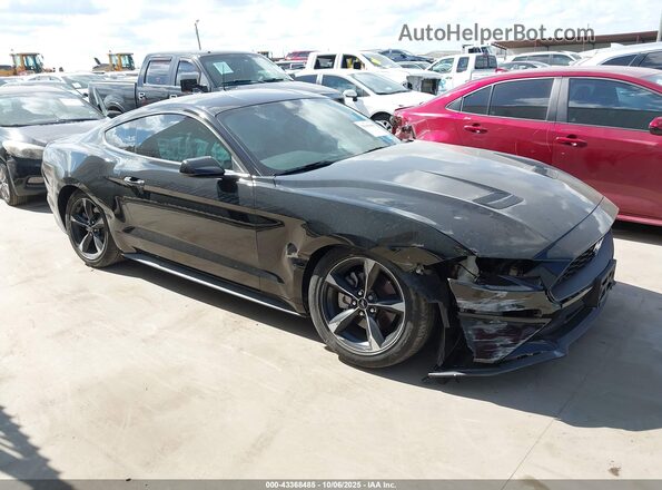 1FA6P8TH1N5147708 2022 FORD MUSTANG Черный Вид спереди