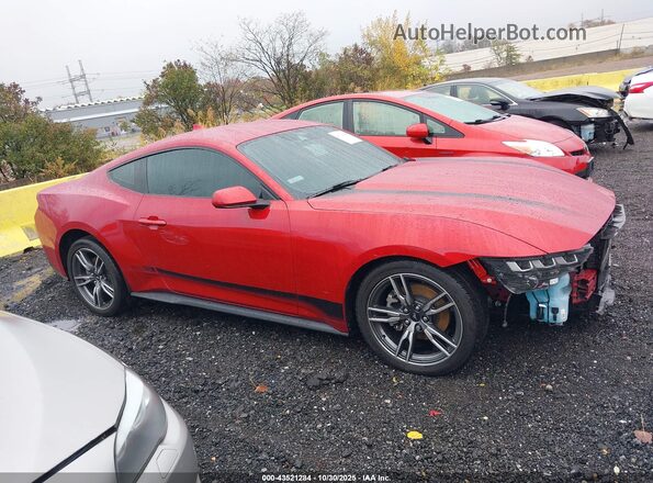 1FA6P8TH1R5108820 2024 FORD MUSTANG Red Rear interior view