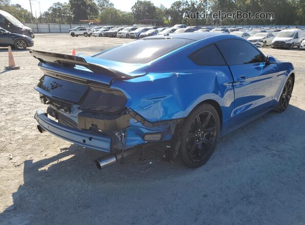 1FA6P8TH2L5129554 2020 FORD MUSTANG Blue Առջևի աջ