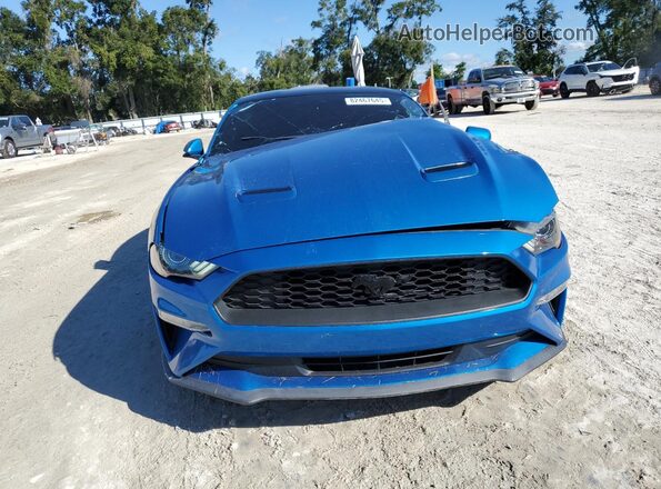 1FA6P8TH2L5129554 2020 FORD MUSTANG Blue Հետևի տեսք
