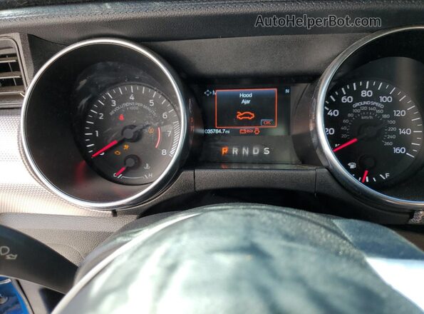 1FA6P8TH2L5129554 2020 FORD MUSTANG Blue Հետևի նստատեղերի տեսք