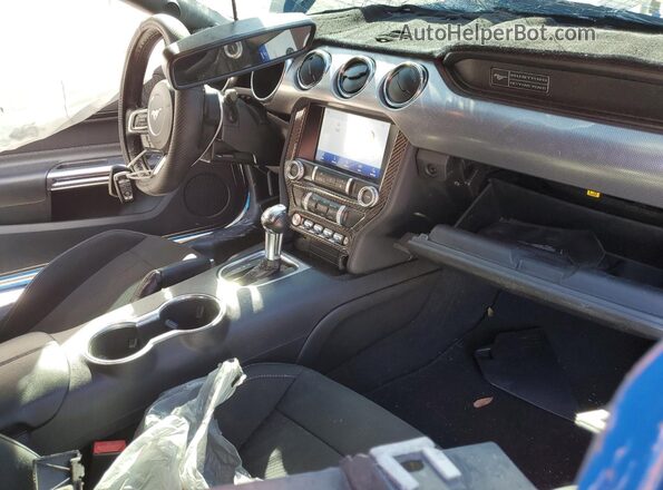 1FA6P8TH2L5129554 2020 FORD MUSTANG Blue Սարքավորումների վահանակի տեսք