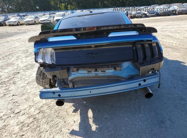 1FA6P8TH2L5129554 2020 FORD MUSTANG Blue Սալոնի դիմացի տեսք
