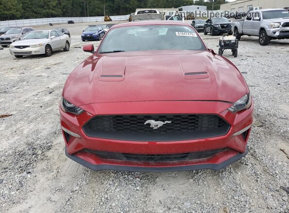 1FA6P8TH2L5132843 2020 FORD MUSTANG Red Դիմացի տեսք