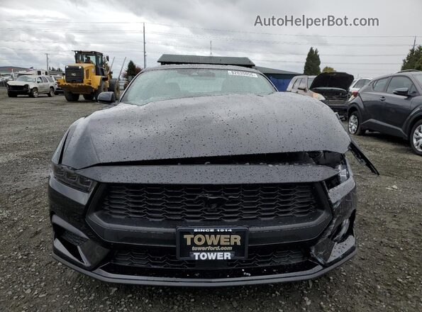 1FA6P8TH2S5100909 2025 FORD MUSTANG Черный Вид спереди