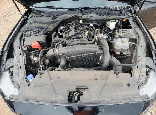 1FA6P8TH3R5135694 2024 FORD MUSTANG Black Вид задньої частини салону