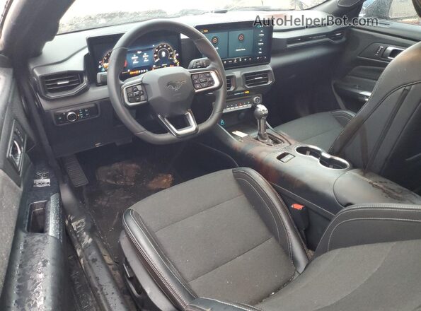 1FA6P8TH3R5135694 2024 FORD MUSTANG Black Вид панелі приладів