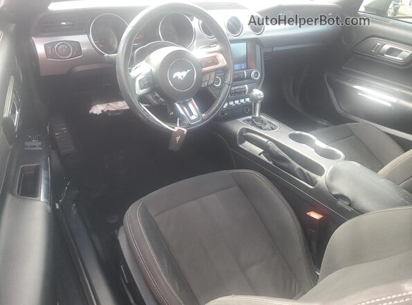 1FA6P8TH4L5161907 2020 FORD MUSTANG Black Առջևի վահանակի տեսք