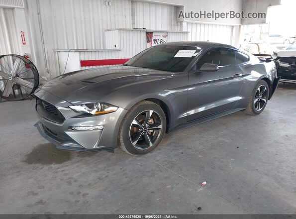 1FA6P8TH4M5114569 2021 FORD MUSTANG Gray Front left