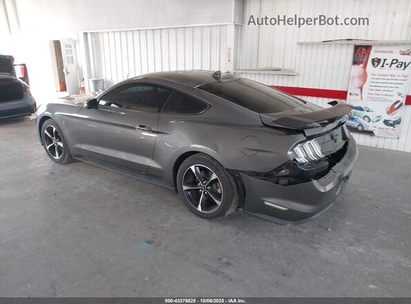 1FA6P8TH4M5114569 2021 FORD MUSTANG Gray Rear left