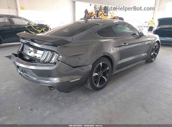 1FA6P8TH4M5114569 2021 FORD MUSTANG Gray Rear right