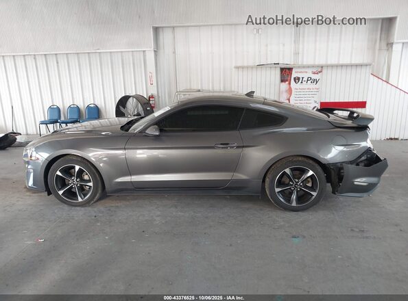 1FA6P8TH4M5114569 2021 FORD MUSTANG Gray 360 interior view