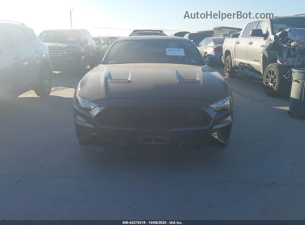 1FA6P8TH5N5134752 2022 FORD MUSTANG Black Widok zestawu wskaźników